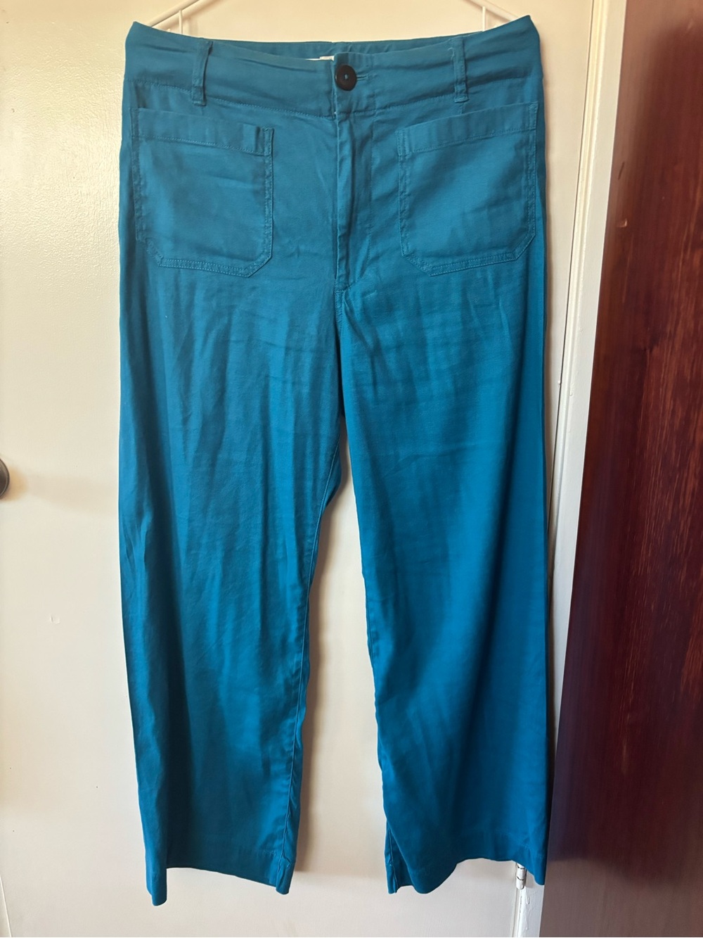 Anthropologie Maeve Collette full length wide leg pants new without tags size 30